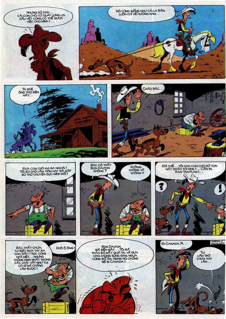 Lucky Luke: Chapter 30: - Dalton Trong Bao Tuyet