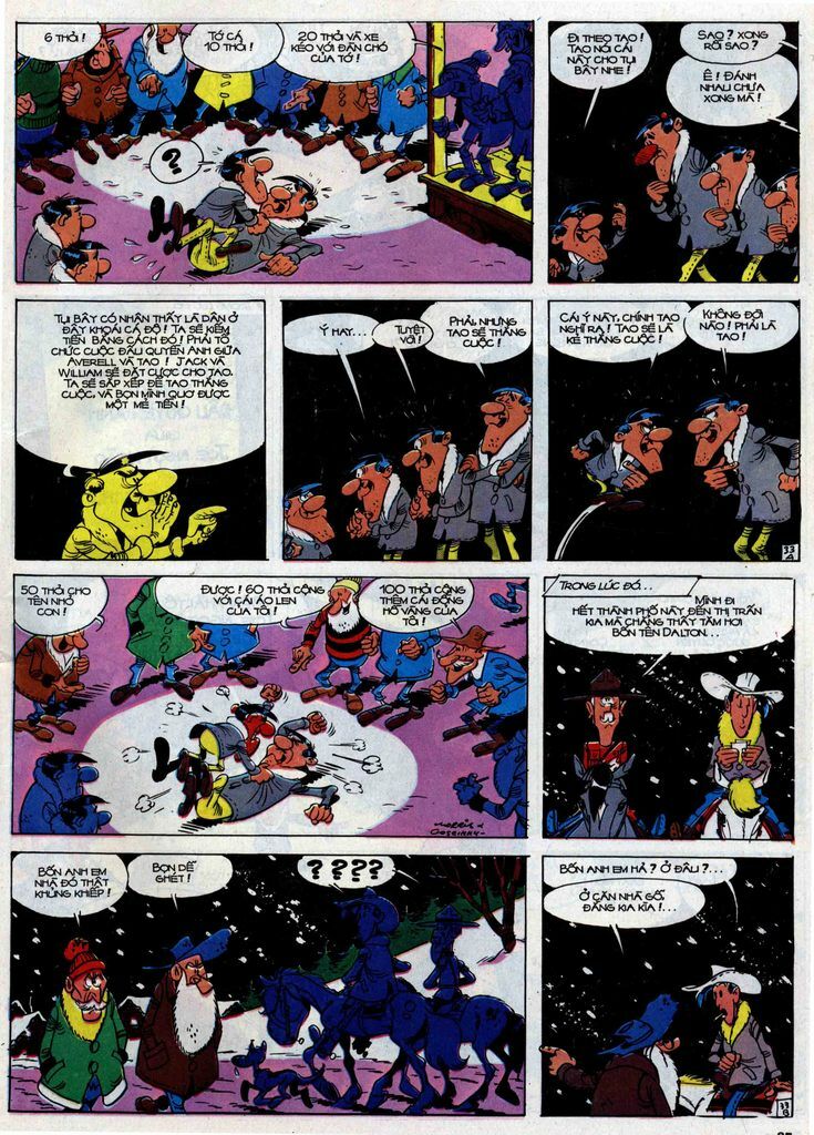 Lucky Luke: Chapter 30: - Dalton Trong Bao Tuyet