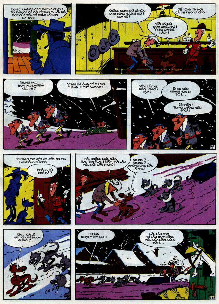 Lucky Luke: Chapter 30: - Dalton Trong Bao Tuyet
