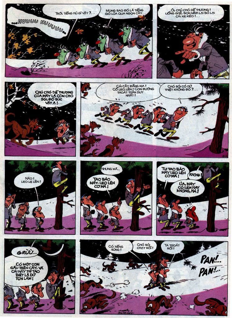 Lucky Luke: Chapter 30: - Dalton Trong Bao Tuyet