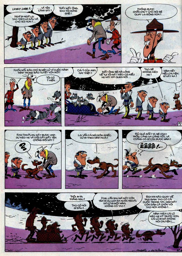 Lucky Luke: Chapter 30: - Dalton Trong Bao Tuyet