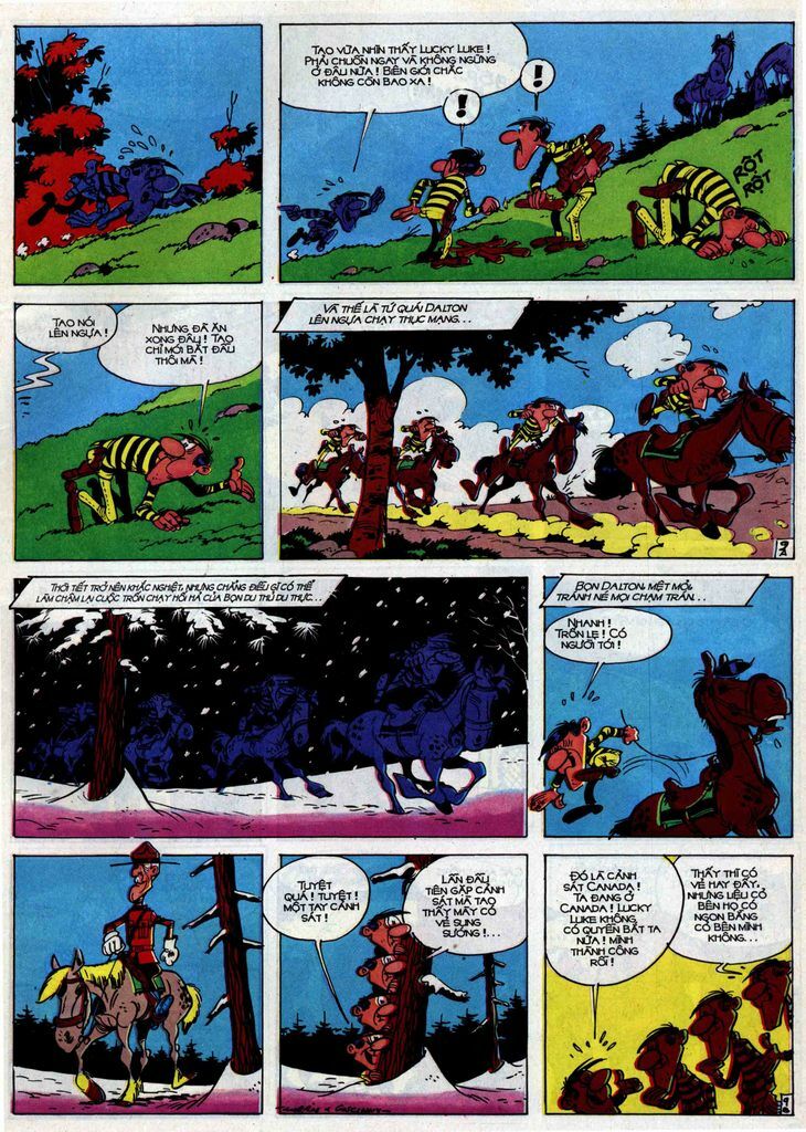 Lucky Luke: Chapter 30: - Dalton Trong Bao Tuyet