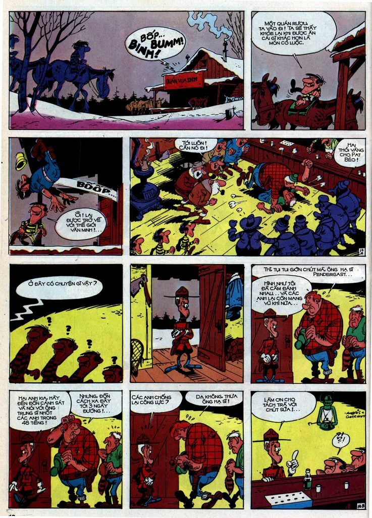 Lucky Luke: Chapter 30: - Dalton Trong Bao Tuyet
