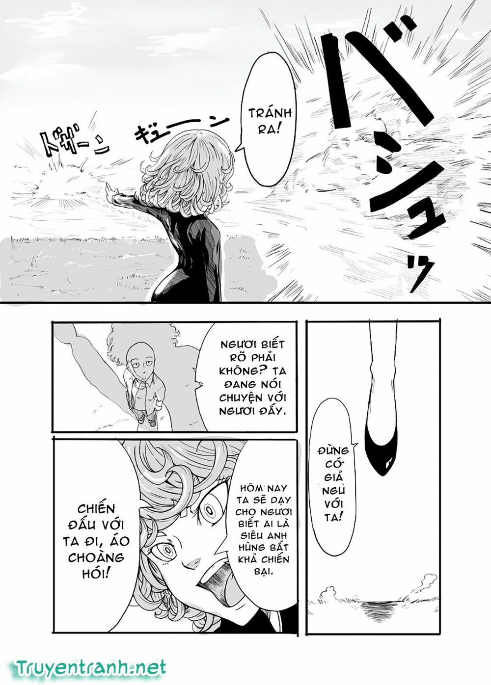 Trận chiến giữa Saitama và Bão Kinh Hoàng: Chapter 1