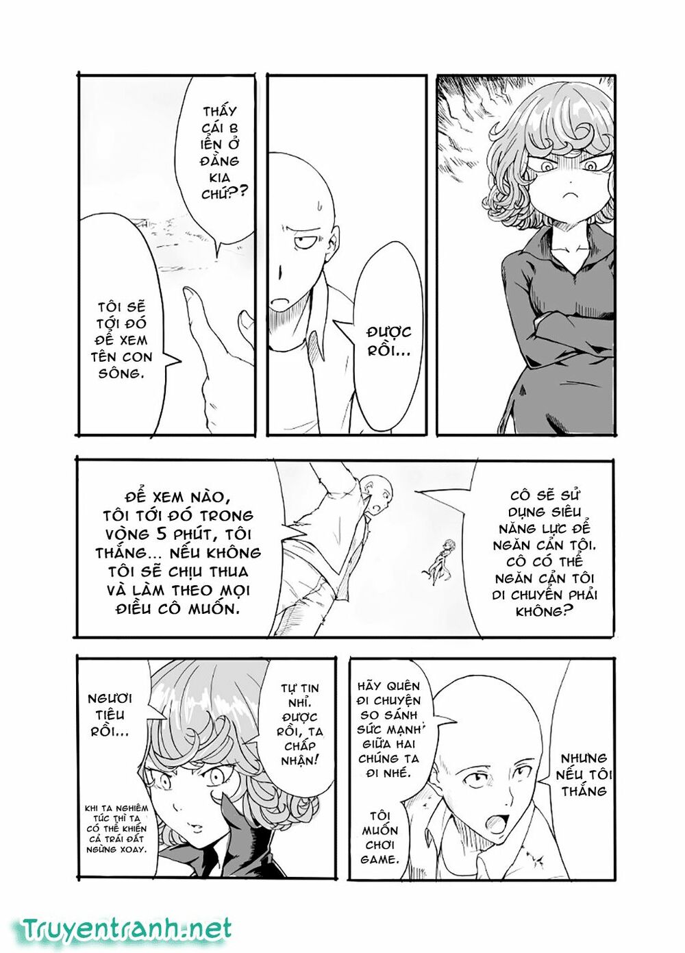 Trận chiến giữa Saitama và Bão Kinh Hoàng: Chapter 1