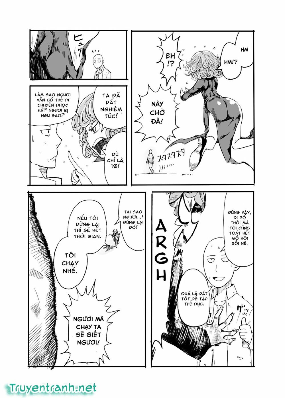 Trận chiến giữa Saitama và Bão Kinh Hoàng: Chapter 1