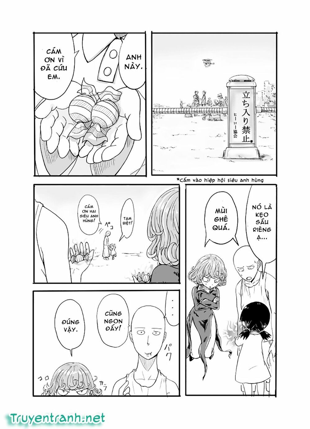 Trận chiến giữa Saitama và Bão Kinh Hoàng: Chapter 1