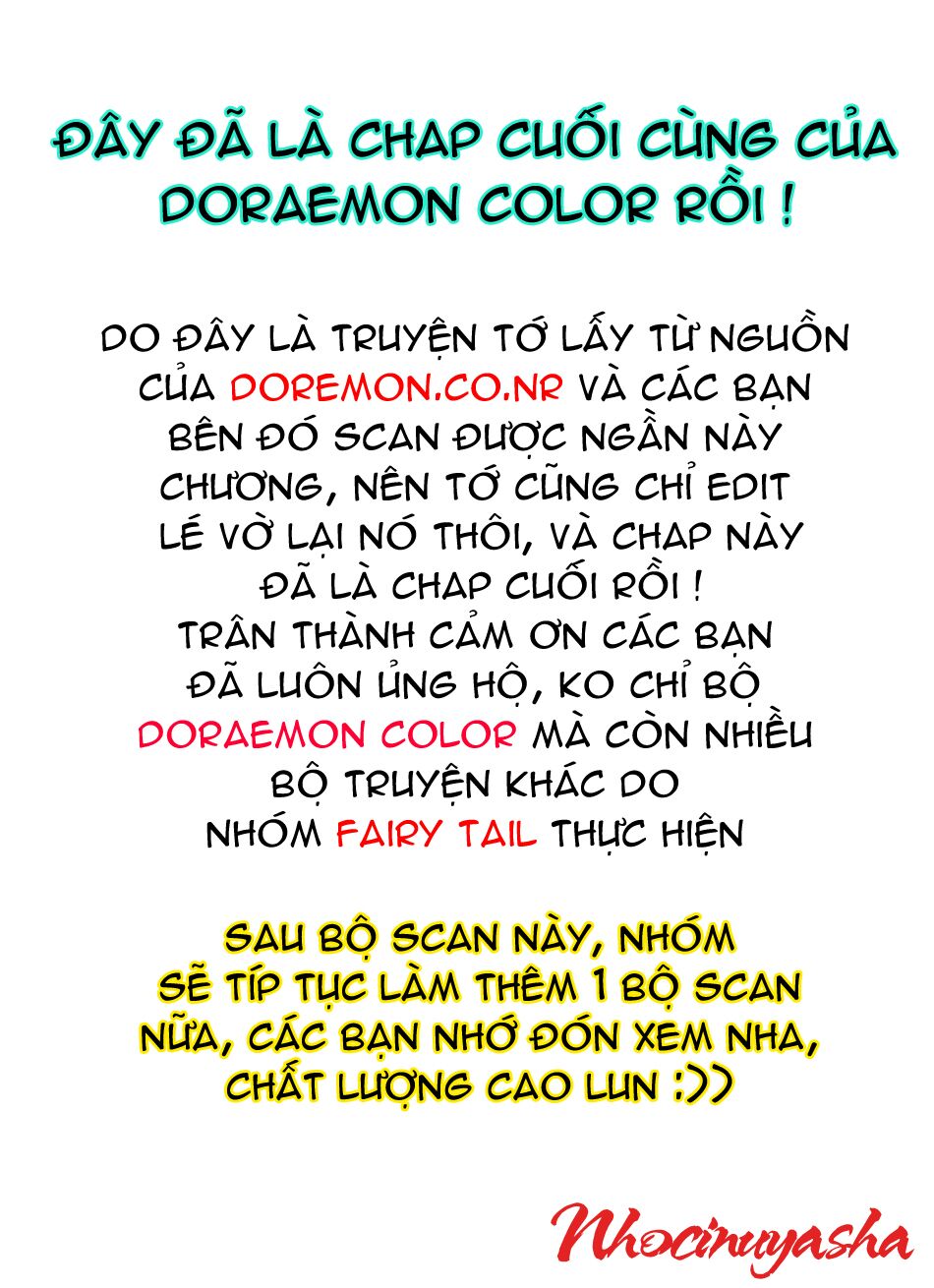 Doraemon Color: Chapter 29: -END-