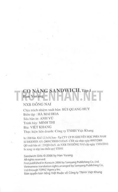 Cô Nàng Sandwich: Chapter 6