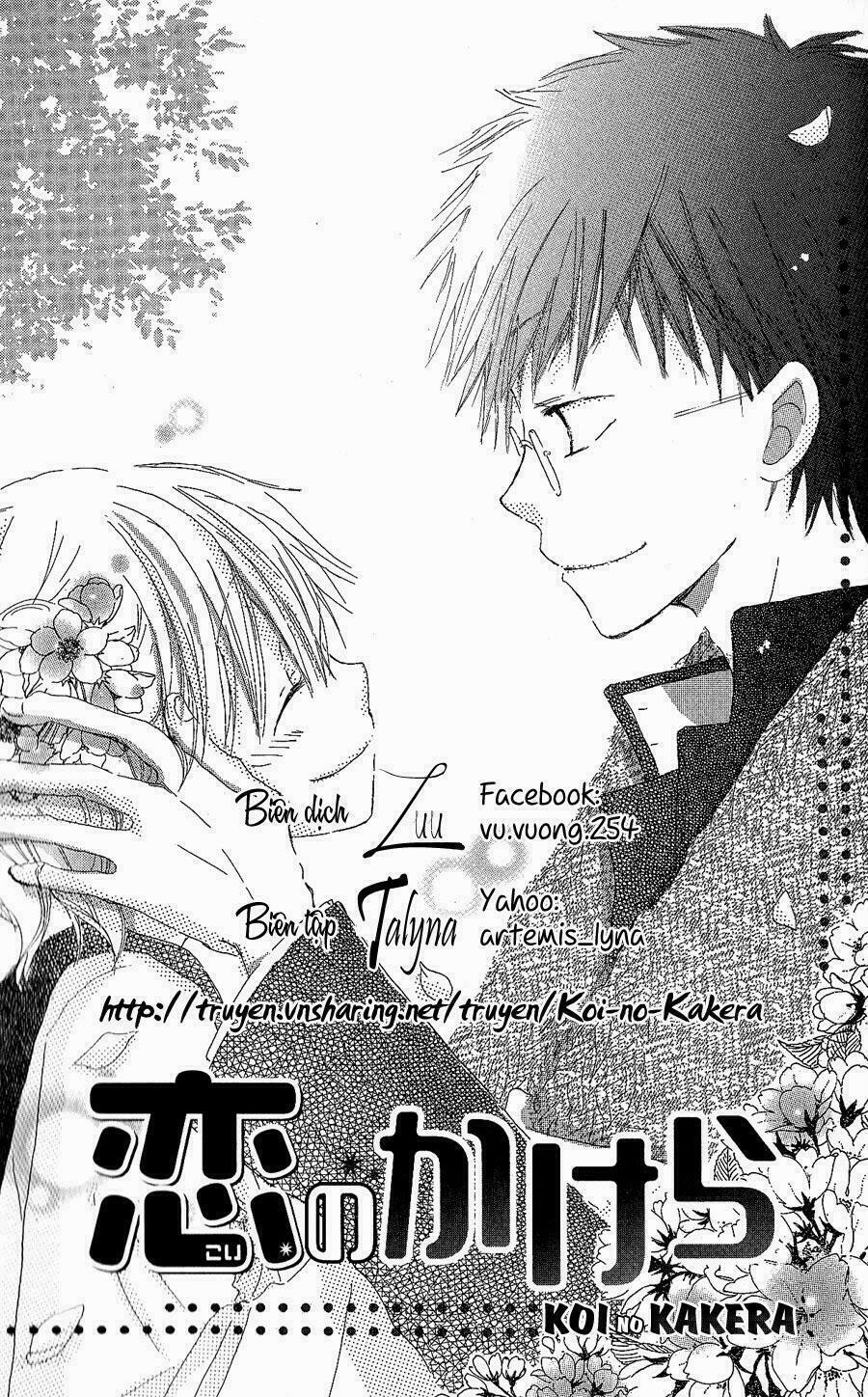 Koi no Kakera ♦ Những mảnh tình: Chapter 0