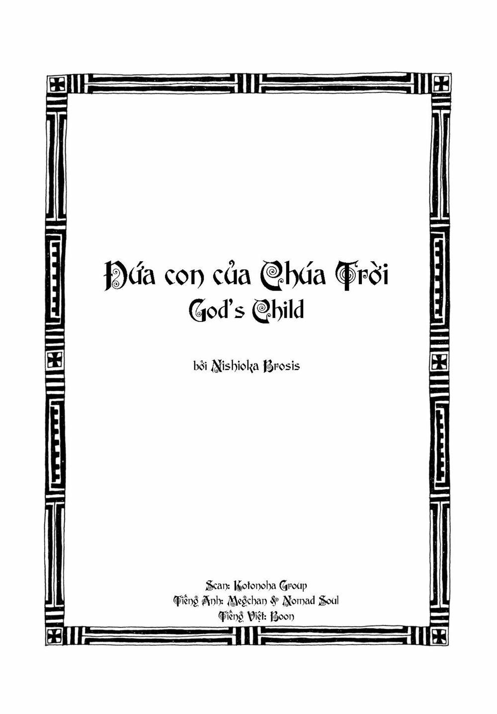 God's Child: Chapter 1: Đứa Con Của Mặt Trời Đen ...