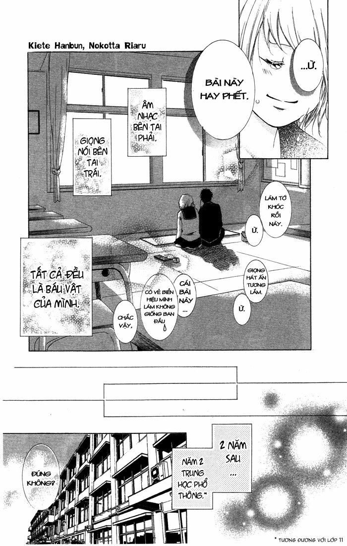 Kieta Hanbun, Nokotta Real: Chapter 1: One shot