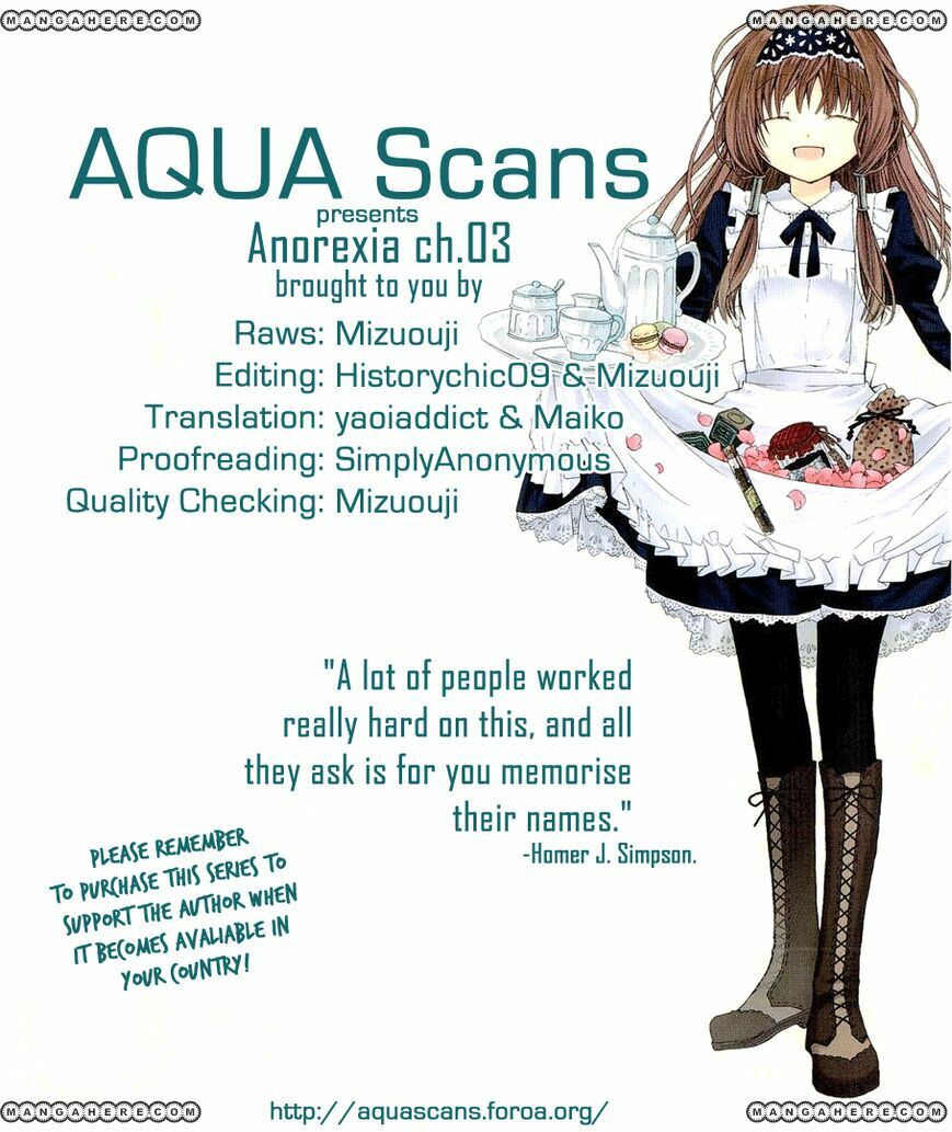 Anorexia - Shikabane Hanako wa Kyoshokushou: Chapter 2
