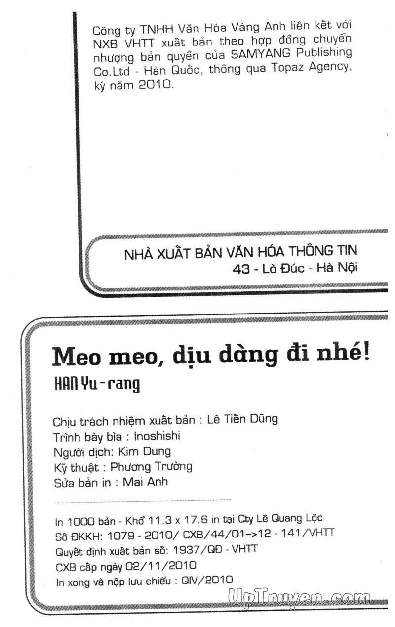 Meo meo dịu dàng đi nhé: Chapter 3