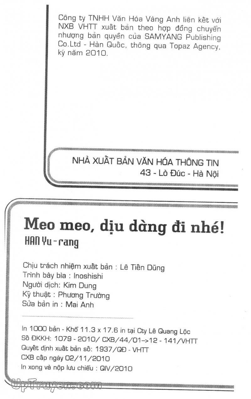 Meo meo dịu dàng đi nhé: Chapter 4