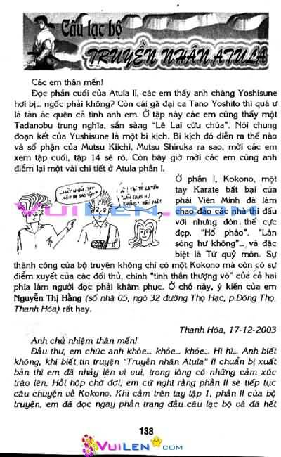 Truyền Nhân Atula Phần II: Chapter 13