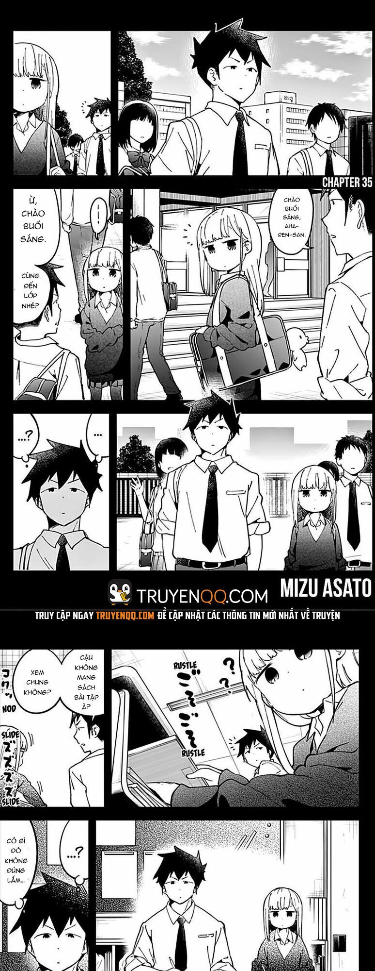 Aharen-san wa Hakarenai: Chapter 35