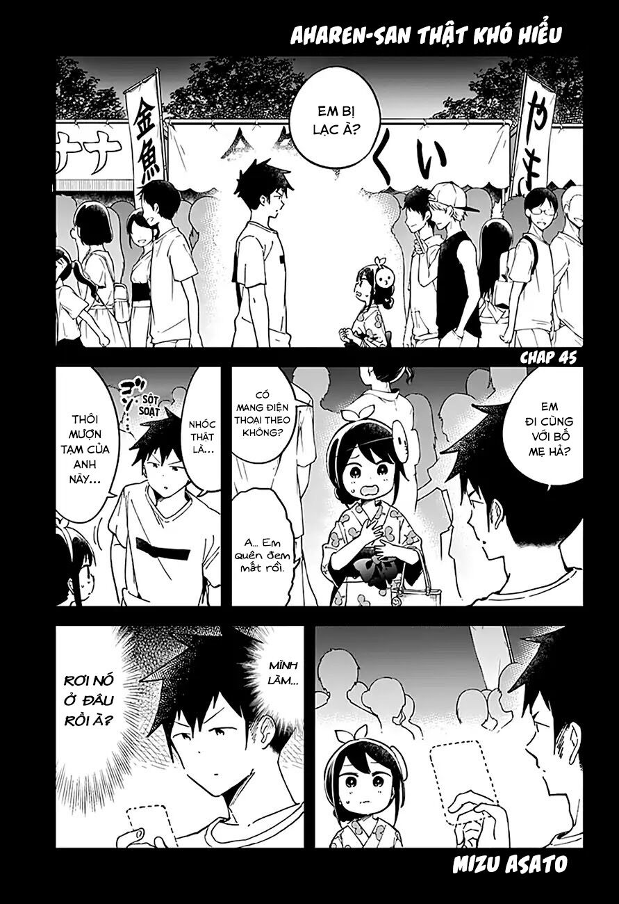 Aharen-san wa Hakarenai: Chapter 45