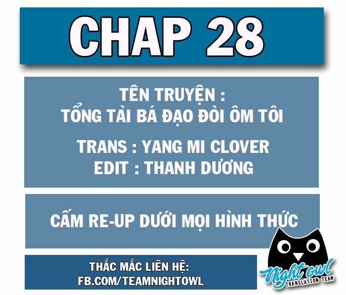 Tổng Tài Bá Đạo Cầu Ôm Ôm: Chapter 28
