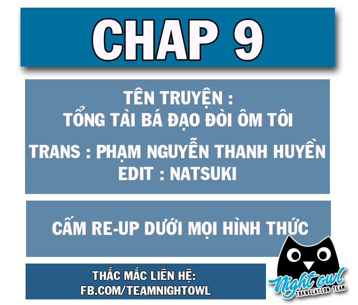 Tổng Tài Bá Đạo Cầu Ôm Ôm: Chapter 9.5