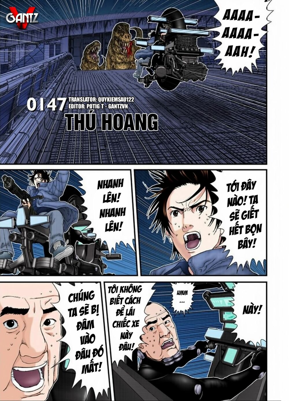 Gantz Full Color: Chapter 147: Thú Hoang