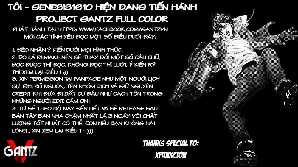 Gantz Full Color: Chapter 148: Cú Ngã
