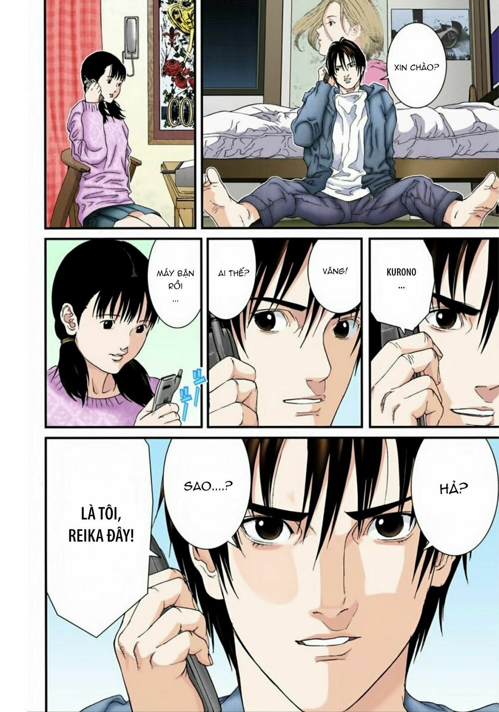 Gantz Full Color: Chapter 168: Cuộc Gọi Gây Shock