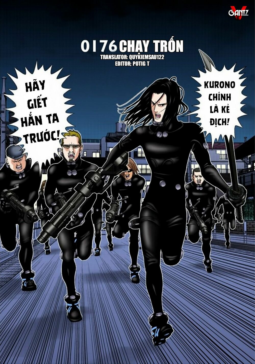 Gantz Full Color: Chapter 176: Chạy Trốn