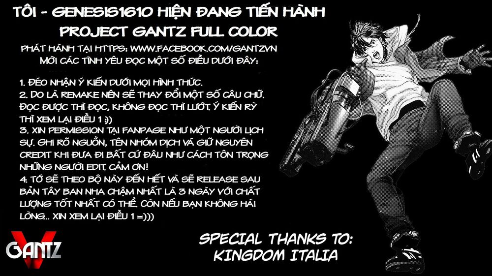 Gantz Full Color: Chapter 180: Cuộc Chiến Cá Nhân