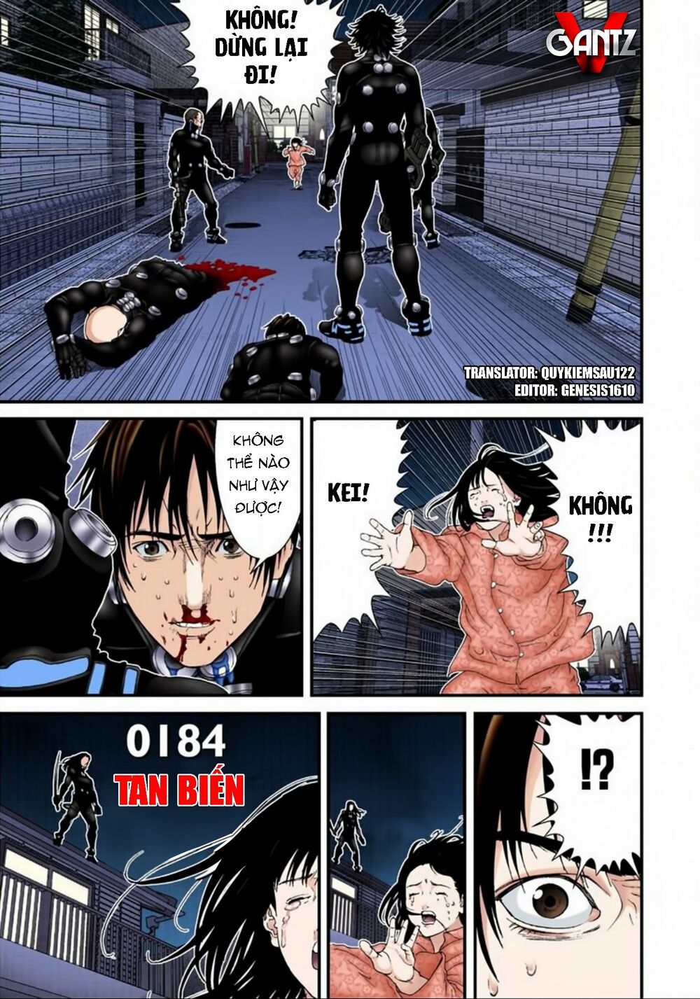 Gantz Full Color: Chapter 184: Tan Biến