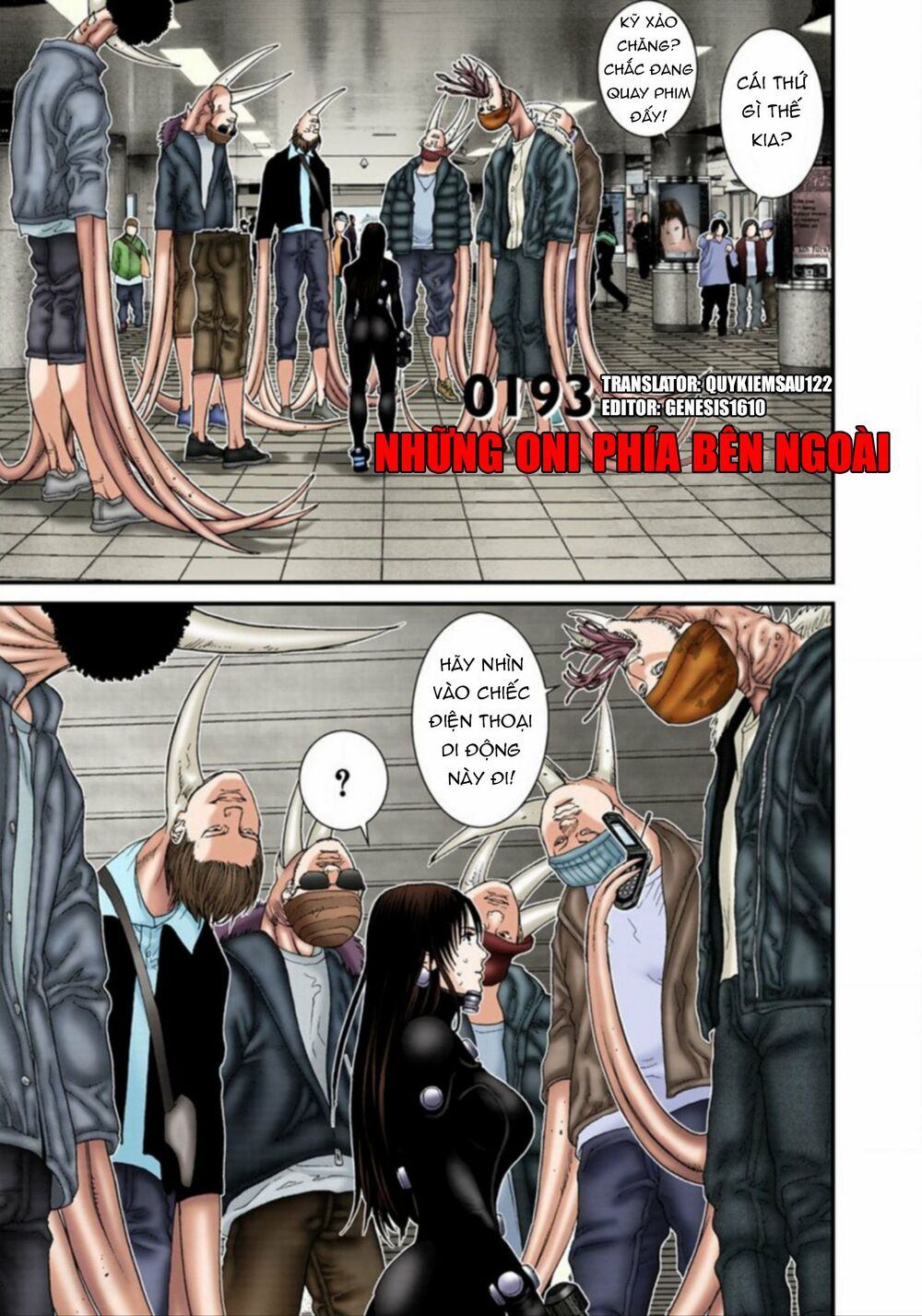 Gantz Full Color: Chapter 193: Những Oni Phía Bên Ngoài