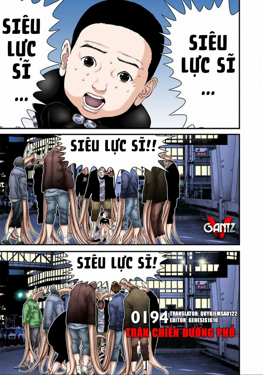 Gantz Full Color: Chapter 194: Trận Chiến Đường Phố