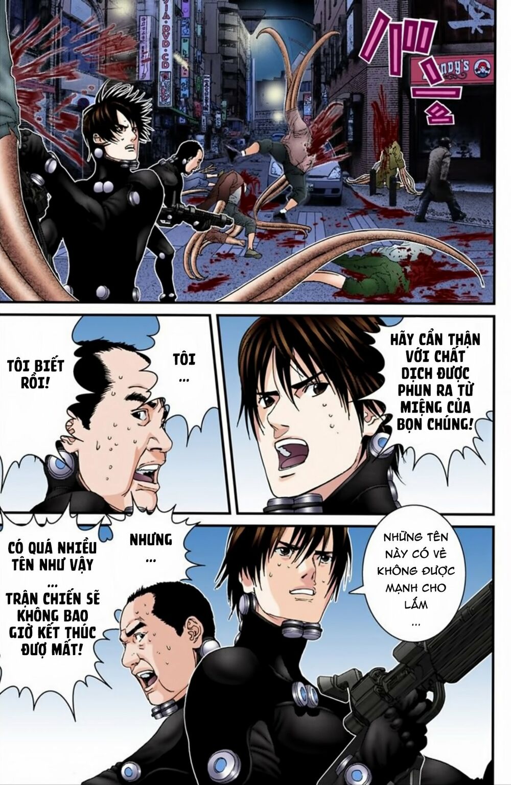 Gantz Full Color: Chapter 194: Trận Chiến Đường Phố