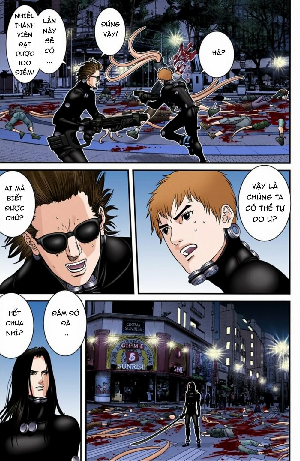Gantz Full Color: Chapter 194: Trận Chiến Đường Phố