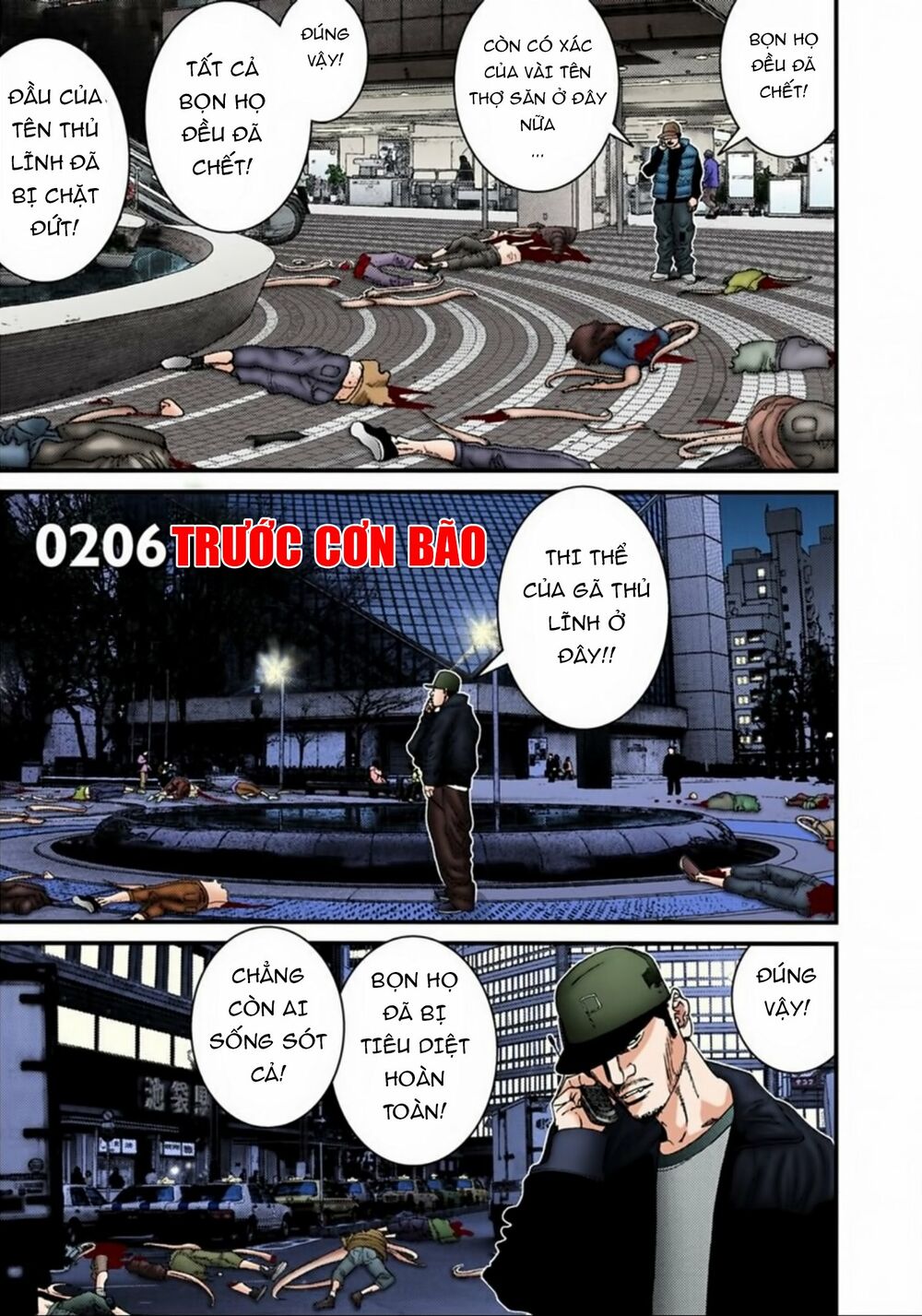 Gantz Full Color: Chapter 206: Trước Cơn Bão