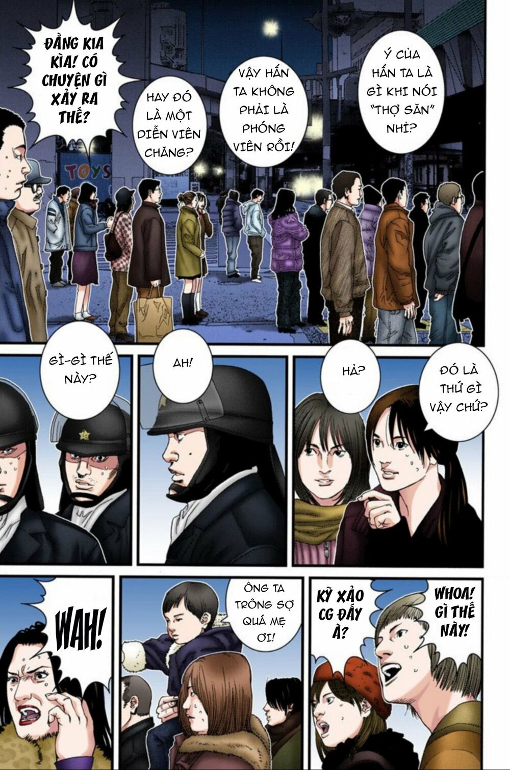 Gantz Full Color: Chapter 207: Buổi Tường Thuật Đẫm Máu