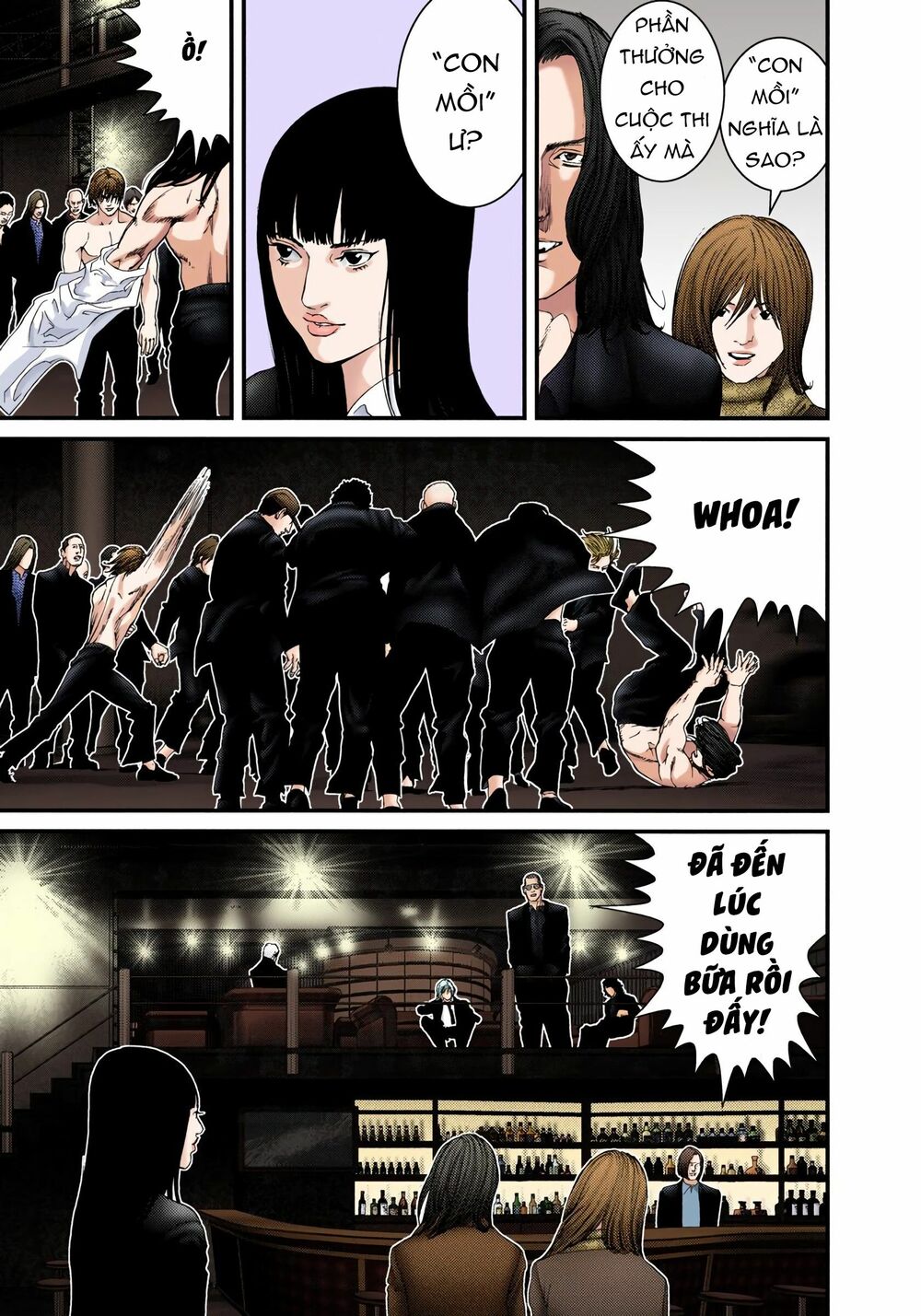 Gantz Full Color: Chapter 228: Bữa Ăn Tối Của Áo Đen
