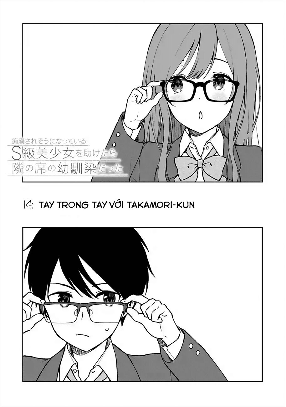 When I Rescued a Beautiful Girl Who Was About to Be Mol*sted, It Was My Childhood Friend: Chapter 14: - Tay trong tay với Takamori-kun