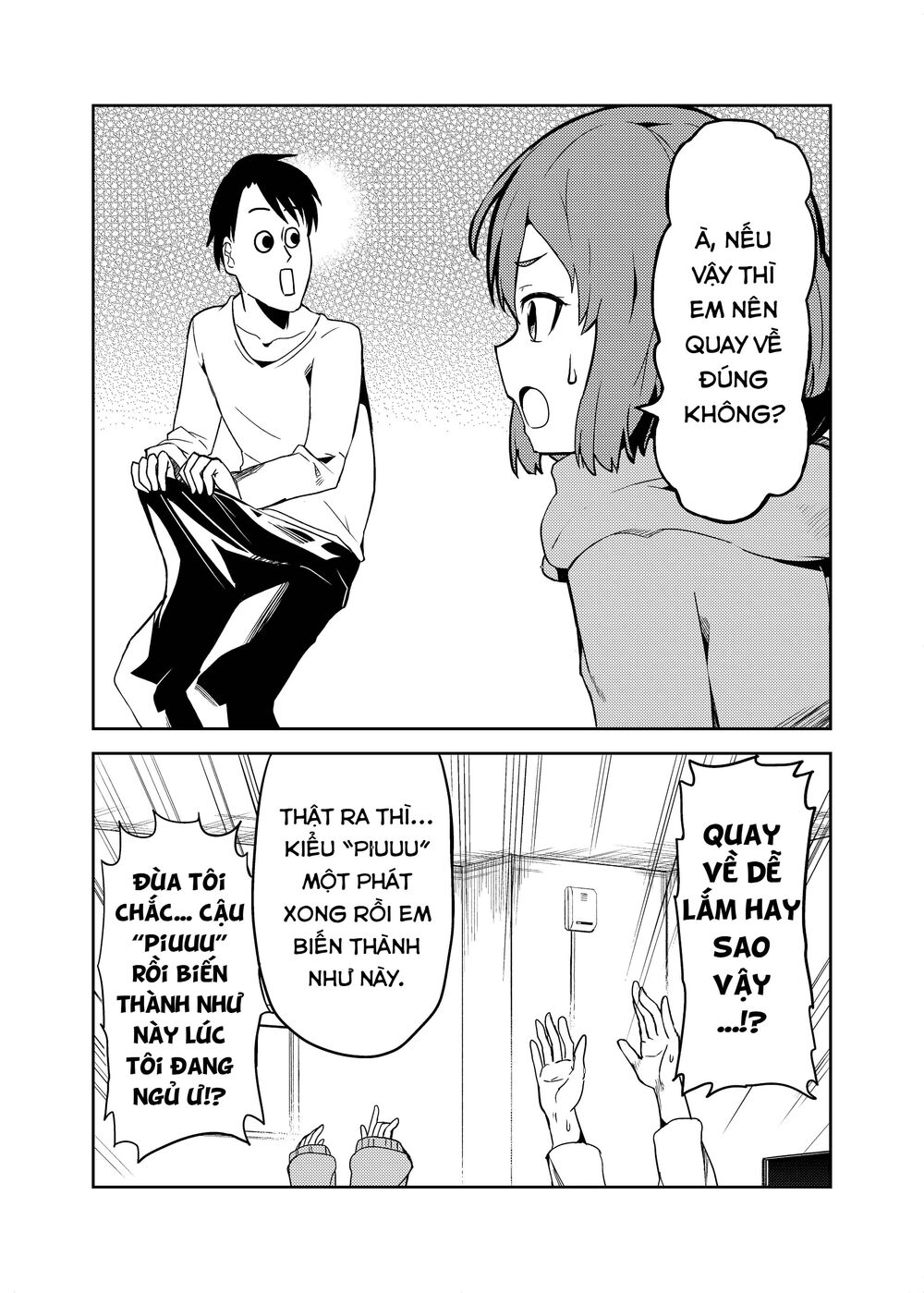 Ore no Kokan wa Bishoujo Datta no ka: Chapter 2: Về dạng ban đầu