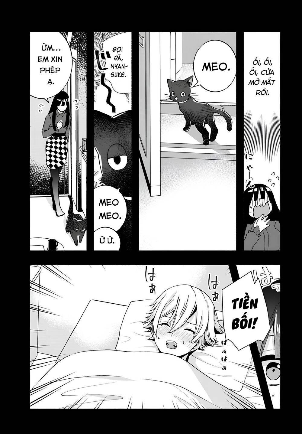 Chiteki de Cool na Kouhai Bijo, Ore no Kai Neko ni naru: Chapter 10