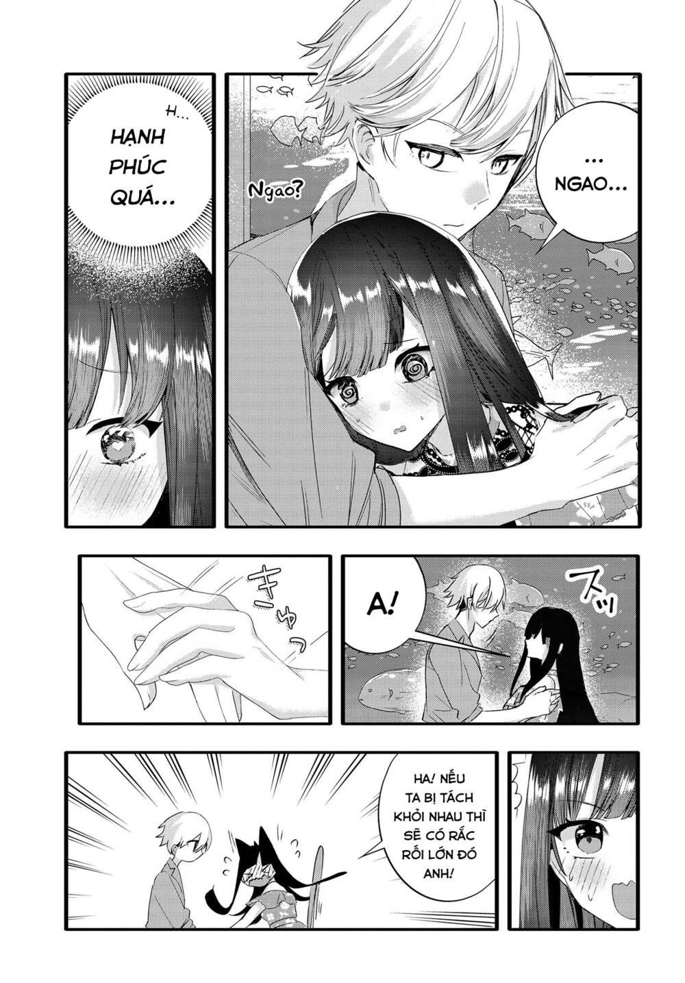 Chiteki de Cool na Kouhai Bijo, Ore no Kai Neko ni naru: Chapter 24