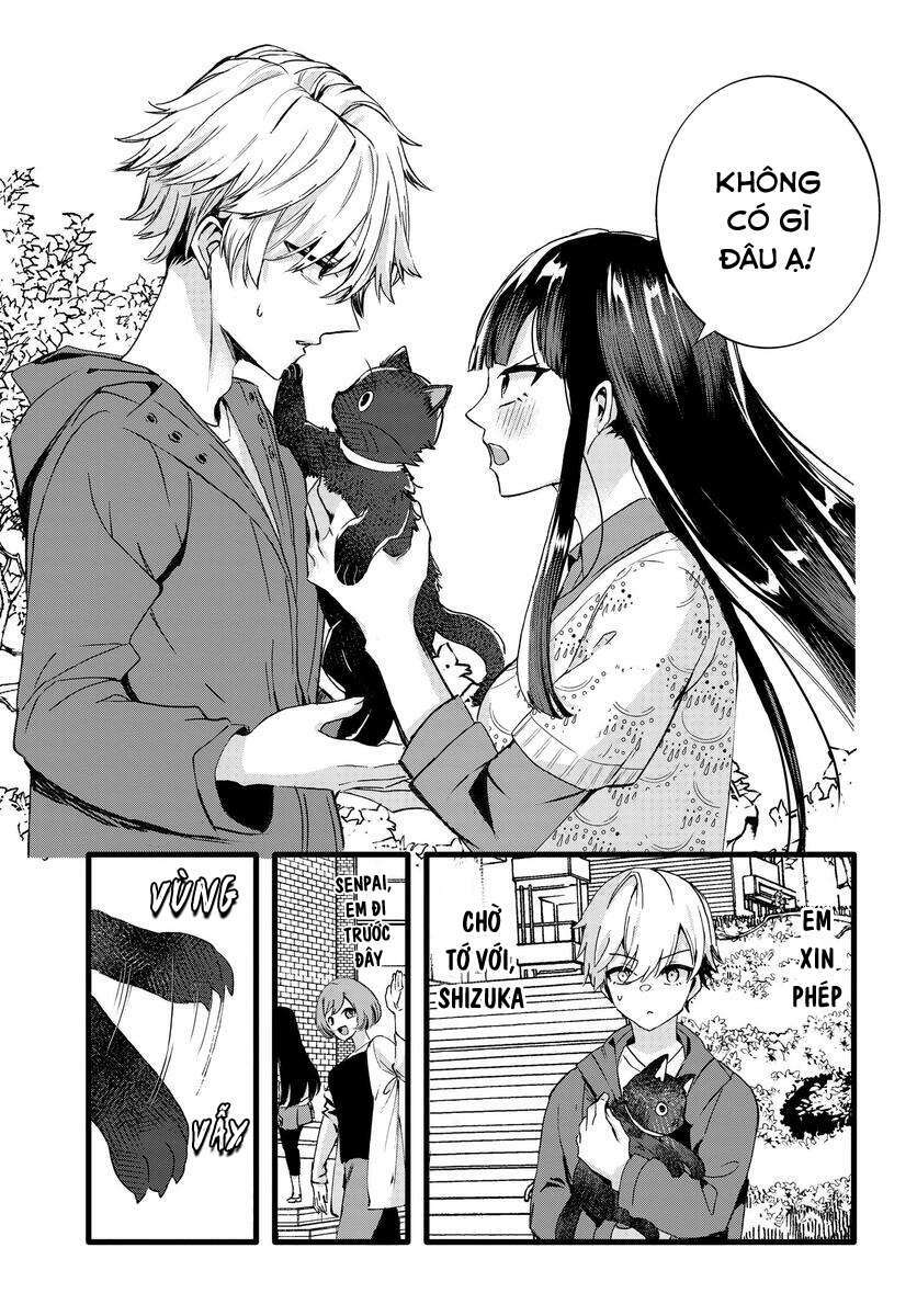 Chiteki de Cool na Kouhai Bijo, Ore no Kai Neko ni naru: Chapter 4