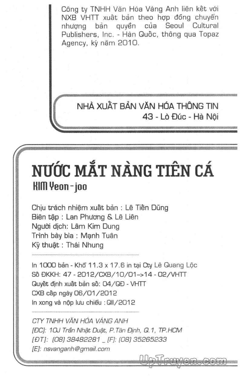 Nước Mắt Nàng Tiên Cá: Chapter 10