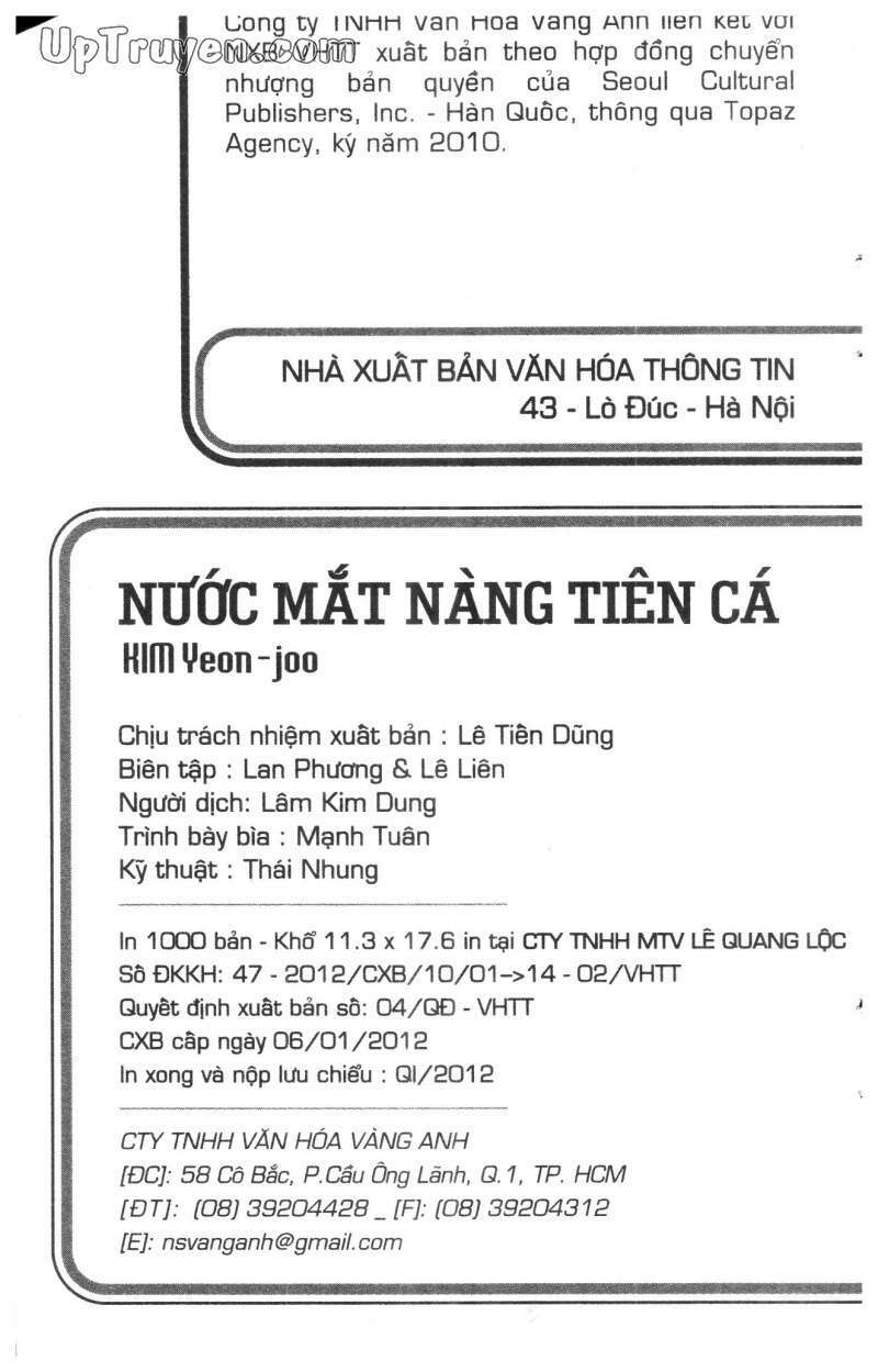 Nước Mắt Nàng Tiên Cá: Chapter 2