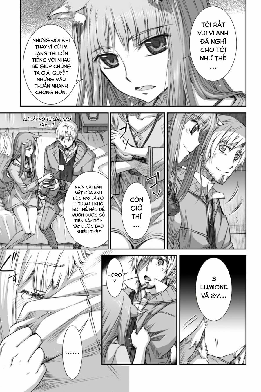 Ookami to Koushinryou: Chapter 27
