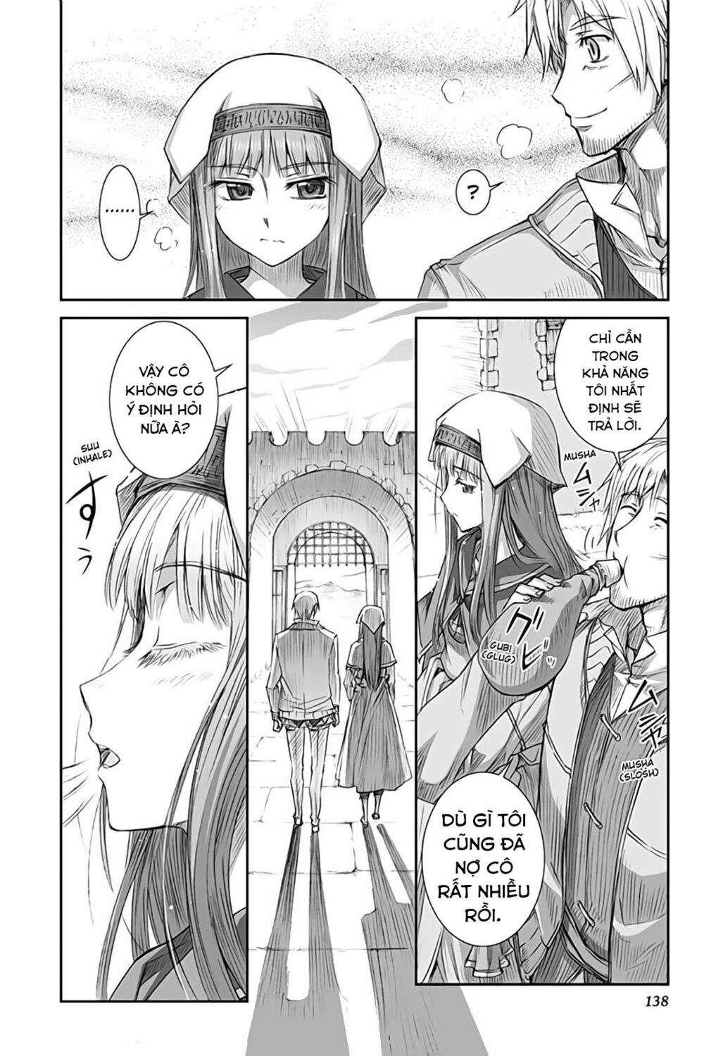 Ookami to Koushinryou: Chapter 35
