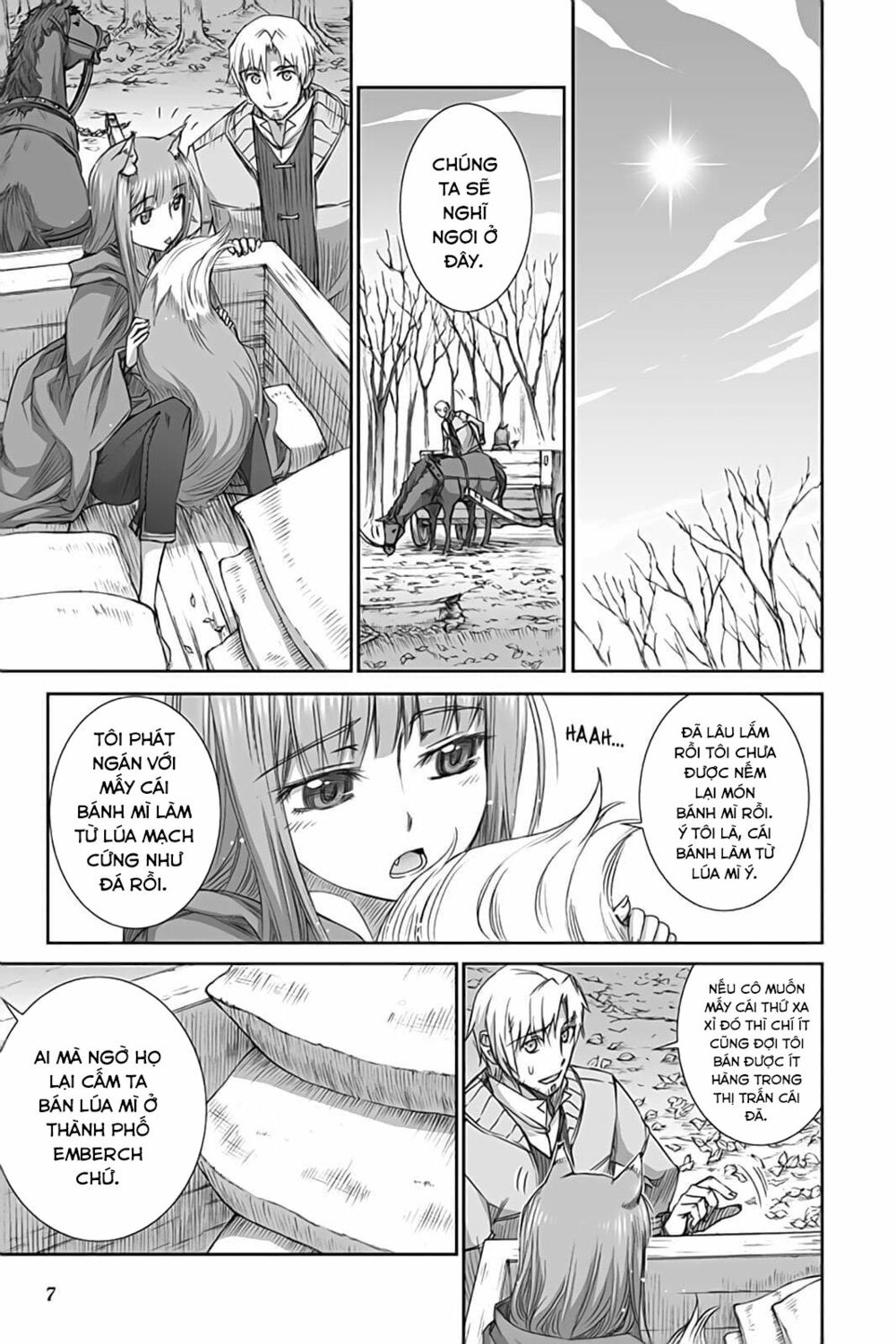 Ookami to Koushinryou: Chapter 36