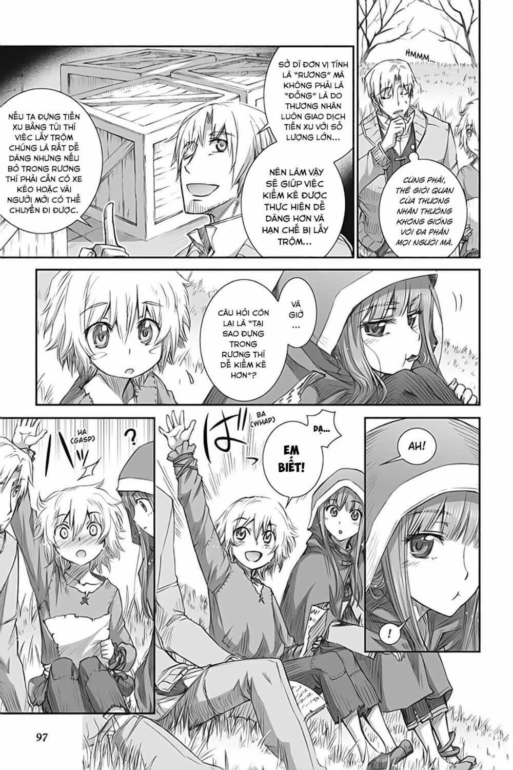 Ookami to Koushinryou: Chapter 45