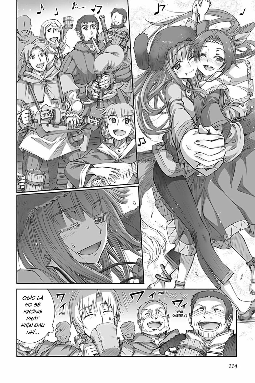 Ookami to Koushinryou: Chapter 45