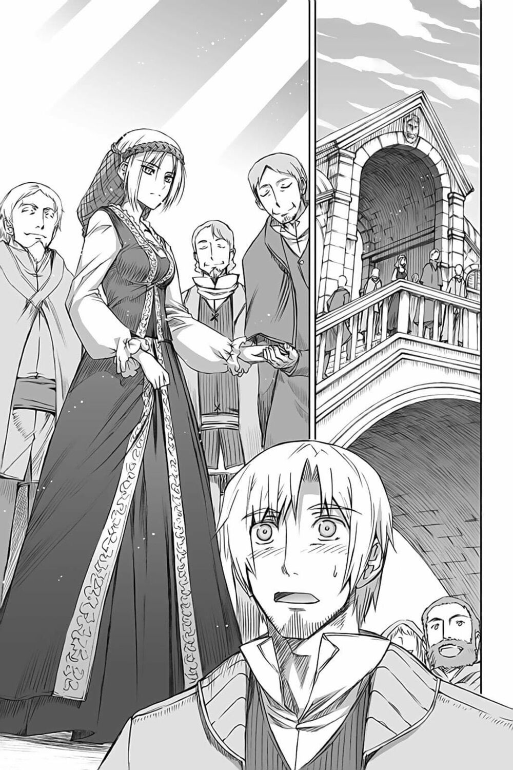 Ookami to Koushinryou: Chapter 49